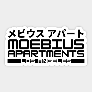 Moebius Apartments Los Angeles Sticker